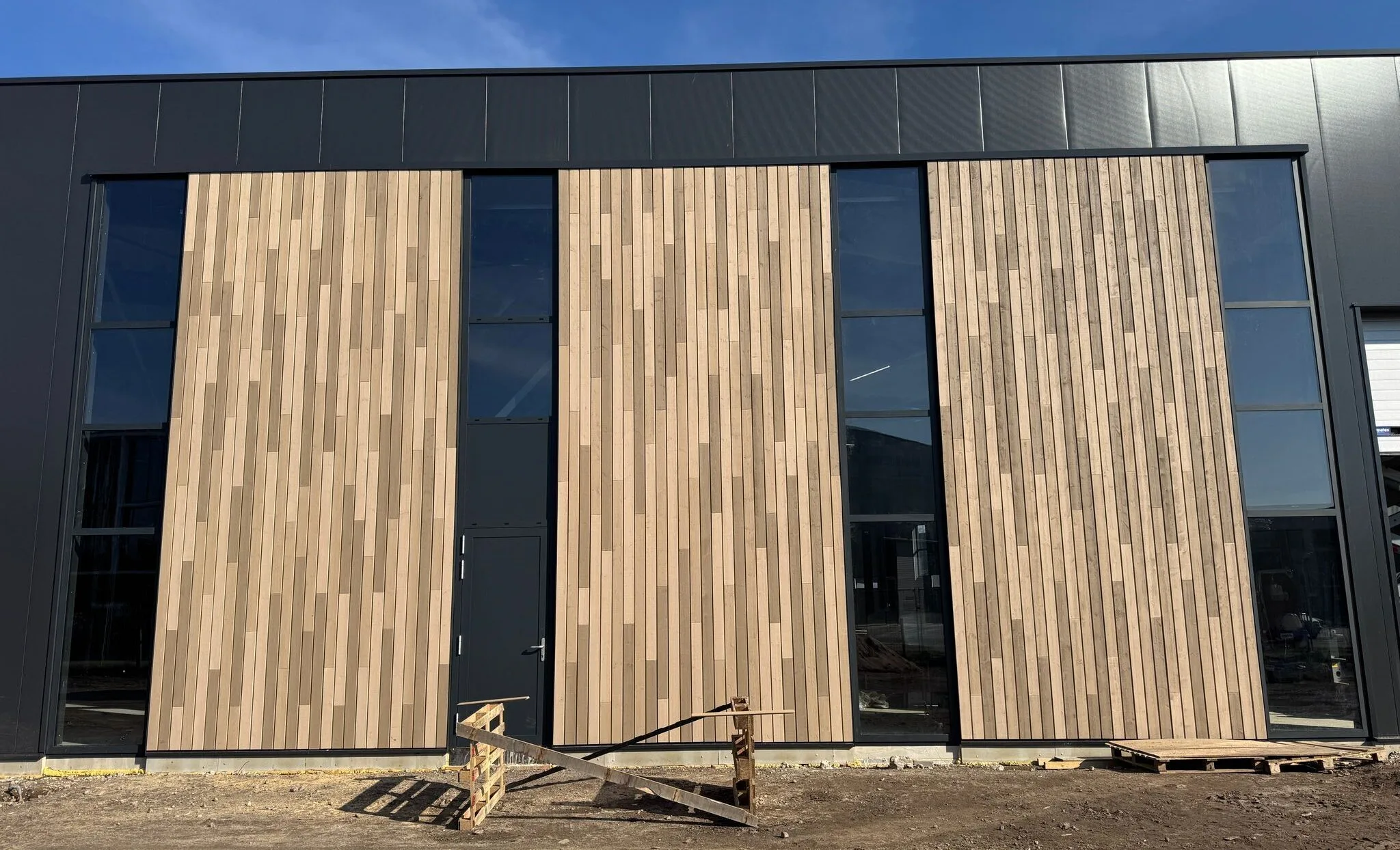 Houten gevelbekleding